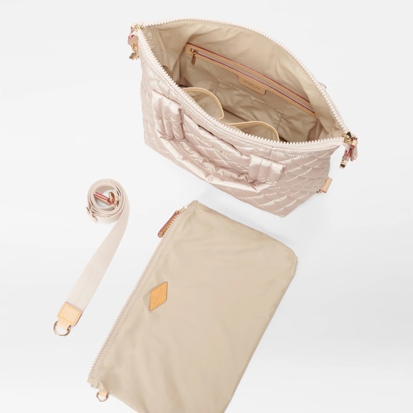 NWT Pale Rose Gold MZ WALLACE SUTTON DELUXE SMALL - Picture 9 of 10